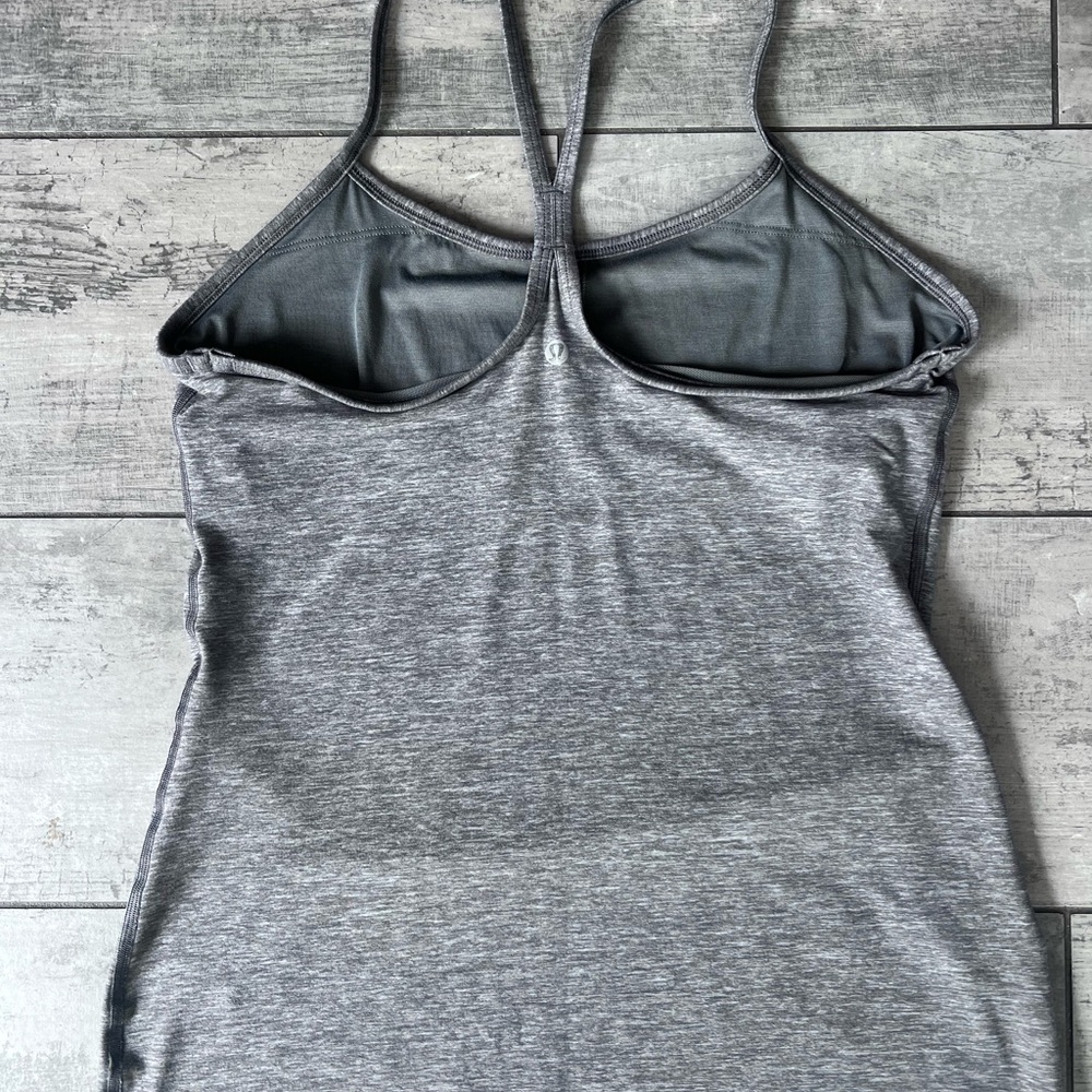 Lululemon Bra Tank Gray Women's Top size 10 - Picture 4 of 5